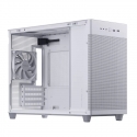ASUS PRIME AP201 CASE TG WHITE „Mini Tower“ Balta