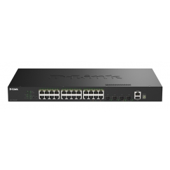 D-Link DGS-1530-28P/E võrgulüliti Juhitav L2 Gigabit Ethernet (10/100/1000) Power over Ethernet tugi Must
