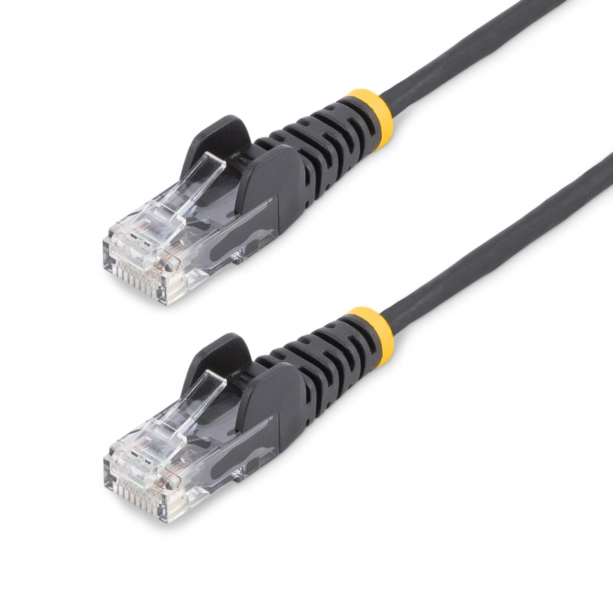 StarTech.com N6PAT200CMBKS võrgukaabel Must 2 m Cat6 U/UTP (UTP)