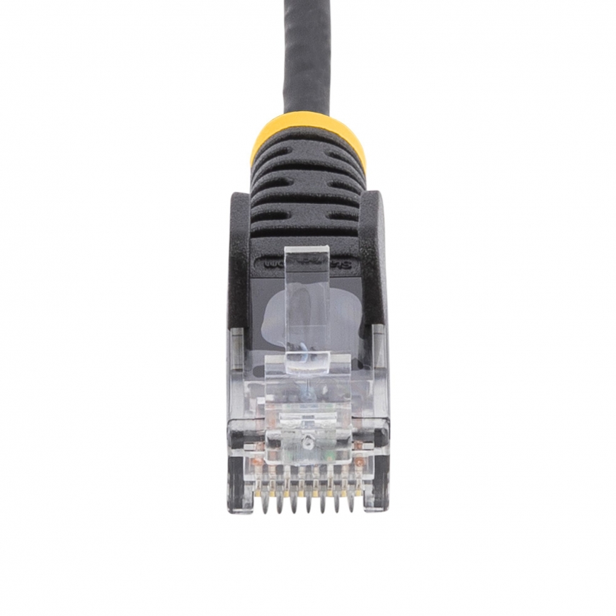 StarTech.com 2 m CAT6 Cable - Slim - Snagless RJ45 Connectors - Black – 4