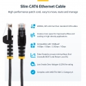 StarTech.com N6PAT200CMBKS сетевой кабель Черный 2 m Cat6 U/UTP (UTP) StarTech.com N6PAT200CMBKS сетевой кабель Черный 2 m Cat6 U/UTP (UTP)