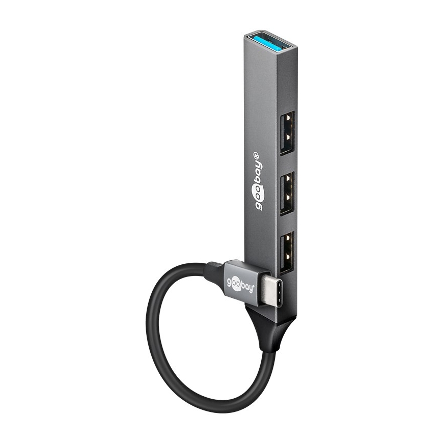 Goobay 74457 interfeisa centrmezgls USB 3