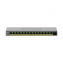 NETGEAR GS116EPP Hallittu L2/L3 Gigabit Ethernet (10/100/1000) Power over Ethernet -tuki Harmaa NETGEAR GS116EPP Hallittu L2/L3 Gigabit Ethernet (10/100/1000) Power over Ethernet -tuki Harmaa