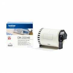 Brother DK-22246 этикеточная лента Черный на белом