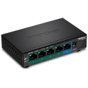 Trendnet TPE-TG52 tinklo komutatorius Ne-valdomas Gigabit Ethernet (10/100/1000) Maitinimas per Eter