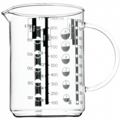 WMF 0605972000 matavimo indas 1 L Stiklas