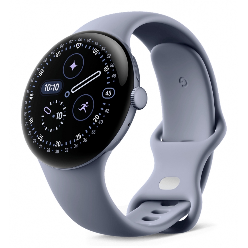Google Pixel Watch 4 AMOLED 45 mm Digital Touchscreen 4G Blue Wi-Fi GPS (satellite)