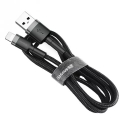 Baseus CALKLF-AG1 „Lightning“ kabelis 0,5 m Pilka, Juoda Baseus CALKLF-AG1 „Lightning“ kabelis 0,5 m Pilka, Juoda