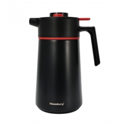 Thermos, 2.5L, black, Klausberg, KB 9013. Large capacity 2.5 L.