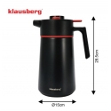 Termos, 2,5L, must, Klausberg, KB 9013. Suur maht 2,5 L. Ideaaln Termos, 2,5L, must, Klausberg, KB 9013. Suur maht 2,5 L. Ideaaln