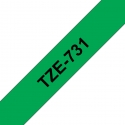 Brother TZE-731 этикеточная лента Черный на зелёном Brother TZE-731 этикеточная лента Черный на зелёном