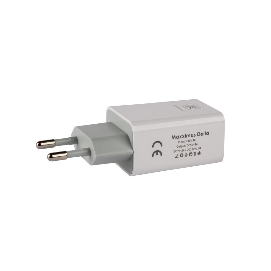 Wall charger Maxximus Delta 3A QUICK CHARGE 3.0 18W – 2