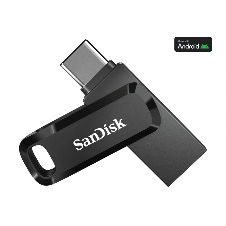 SanDisk Ultra Dual Drive Go USB atmintukas 2 TB USB Type-A / USB Type-C 3.2 Gen 1 (3.1 Gen 1) Juoda