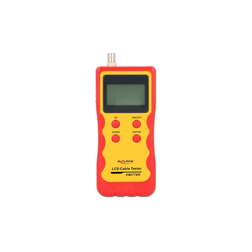 DeLOCK 86108 võrgukaabli tester Kollane, Punane – 2