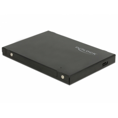 DeLOCK 42609 cieto disku uzglabāšanas sistēma SSD diska korpuss Melns M.2