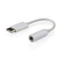 Gembird GMB Audio A-CM-3.5F-01 audio cable 0.1 m 4-pins 3.5 mm USB Type-C White Gembird GMB Audio A-CM-3.5F-01 audio cable 0.1 m 4-pins 3.5 mm USB Type-C White