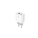 Łaowarka Sieciowa MX ALFA 20W PD+QC, USB-A+C biała TTT Łaowarka Sieciowa MX ALFA 20W PD+QC, USB-A+C biała TTT
