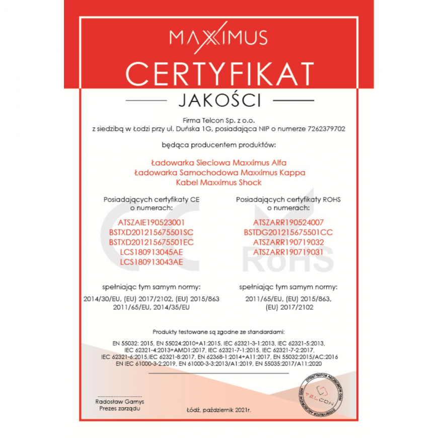 Łaowarka Sieciowa MX ALFA 20W PD+QC, USB-A+C biała TTT – 4