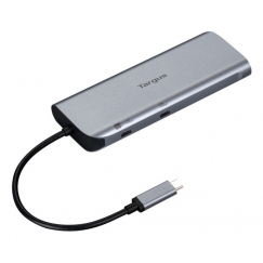 Targus DOCK427GL dokstacija Vadu USB 3.2 Gen 2 (3.1 Gen 2) Type-C Pelēks