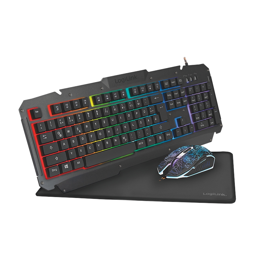 LogiLink ID0185 tastatūra Pele iekļauta Speļu