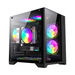 GameMax Infinity Mini BK Micro Tower Musta