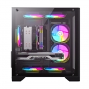 GameMax Infinity Mini BK „Micro Tower“ Juoda GameMax Infinity Mini BK „Micro Tower“ Juoda