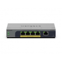 NETGEAR GS105EP Hallitsematon Gigabit Ethernet (10/100/1000) Power over Ethernet -tuki Harmaa NETGEAR GS105EP Hallitsematon Gigabit Ethernet (10/100/1000) Power over Ethernet -tuki Harmaa