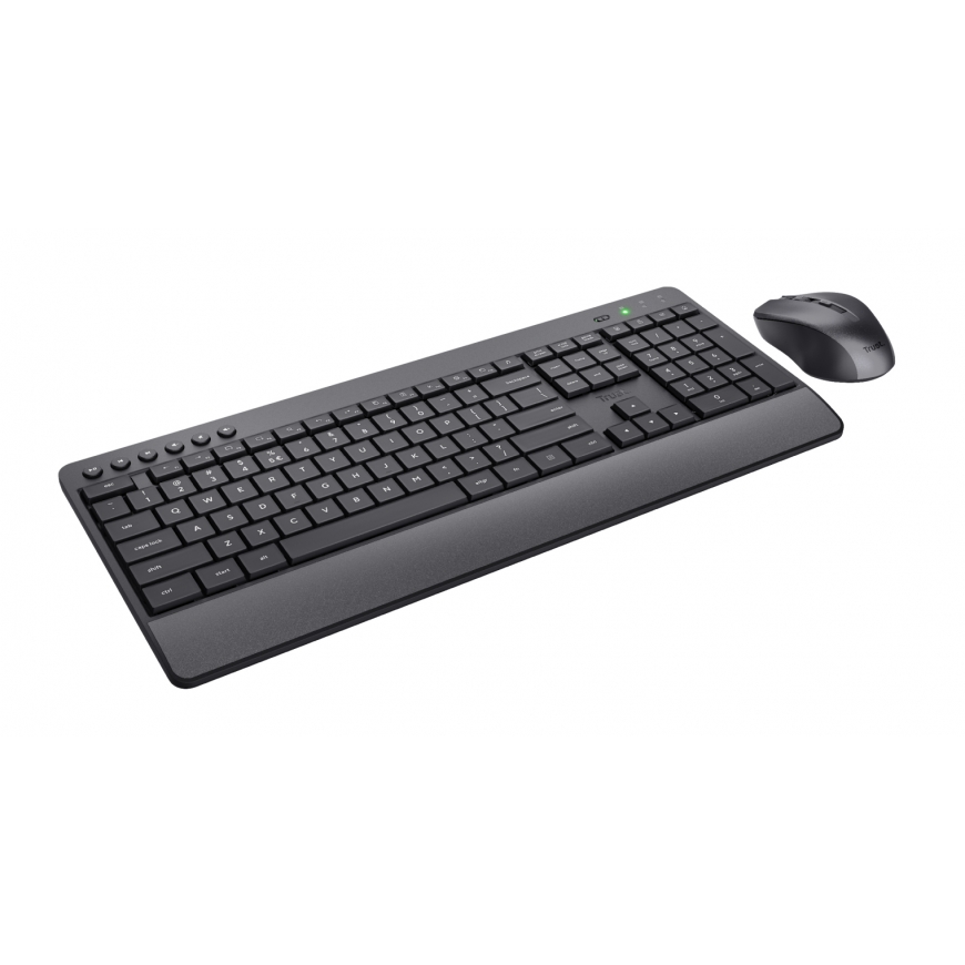 Trust Trezo keyboard Mouse included Universal RF Wireless QWERTZ German Black – 3