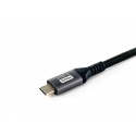 Equip 128382 USB kabelis USB4 Gen 2x2 2 m USB C Melns Equip 128382 USB kabelis USB4 Gen 2x2 2 m USB C Melns