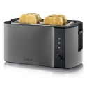 Severin AT 9341 toaster 4 slice(s) 1400 W Black, Brushed steel, Stainless steel Severin AT 9341 toaster 4 slice(s) 1400 W Black, Brushed steel, Stainless steel