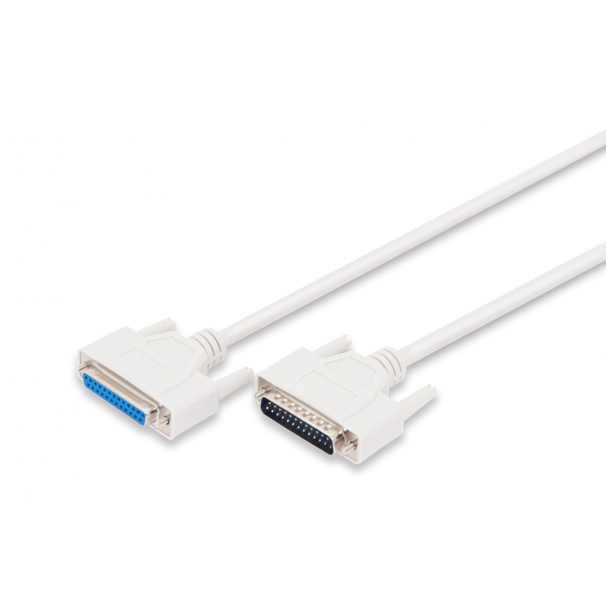 Digitus AK-610201-020-E кабель последовательной связи Бежевый 2 m DSUB, 25-pin