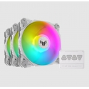 ASUS TUF GAMING TF120 ARGB WHITE EDITION 3IN1 Tietokonekotelo Ilmanjäähdytin 12 cm Valkoinen 3 kpl ASUS TUF GAMING TF120 ARGB WHITE EDITION 3IN1 Tietokonekotelo Ilmanjäähdytin 12 cm Valkoinen 3 kpl