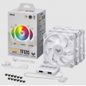 ASUS TUF GAMING TF120 ARGB WHITE EDITION 3IN1 Tietokonekotelo Ilmanjäähdytin 12 cm Valkoinen 3 kpl ASUS TUF GAMING TF120 ARGB WHITE EDITION 3IN1 Tietokonekotelo Ilmanjäähdytin 12 cm Valkoinen 3 kpl