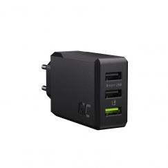 Green Cell CHARGC03 mobile device charger Universal Black AC Fast charging Indoor