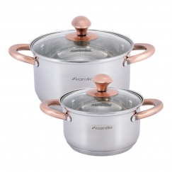 Cookware set 2 pcs (1.5L, 3.0L), 4935, Kamille