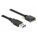 DeLOCK 83599 USB кабель USB 3.2 Gen 1 (3.1 Gen 1) 3 m USB A Micro-USB B Черный DeLOCK 83599 USB кабель USB 3.2 Gen 1 (3.1 Gen 1) 3 m USB A Micro-USB B Черный