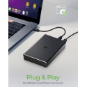 ICY BOX IB-RD2253-C31 HDD/SSD korpuss Melns 2.5"