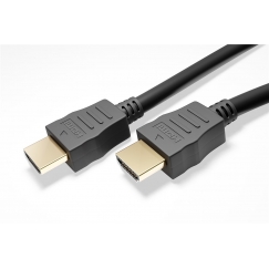 Goobay 61638 HDMI kabelis 1 m HDMI Type A (Standard) Melns