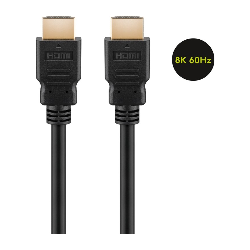 Goobay 61638 HDMI kabelis 1 m HDMI Type A (Standard) Melns – 2