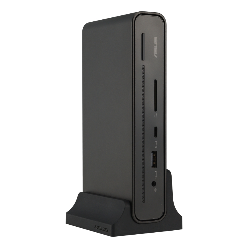 ASUS Triple Display USB-C Dock Duo DC301 Juhtmega ühendatud Must