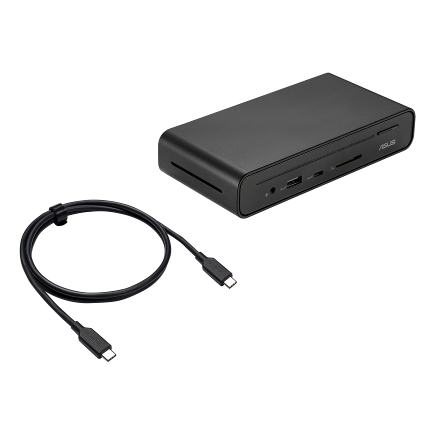 ASUS Triple Display USB-C Dock Duo DC301 Langallinen Musta – 5