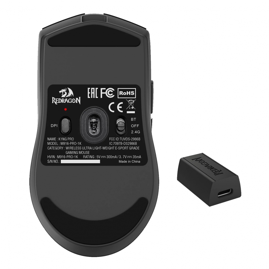 REDRAGON M916-PRO-4K K1NG pele RF Wireless