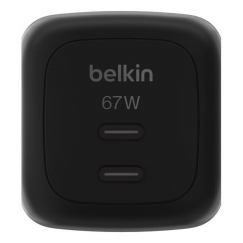 Belkin WCH020kqBK Universalus Juoda AC Spartusis įkrovimas Vidaus