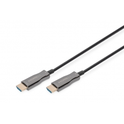 Digitus AK-330125-150-S HDMI kabelis 15 m HDMI Type A (Standard) Melns