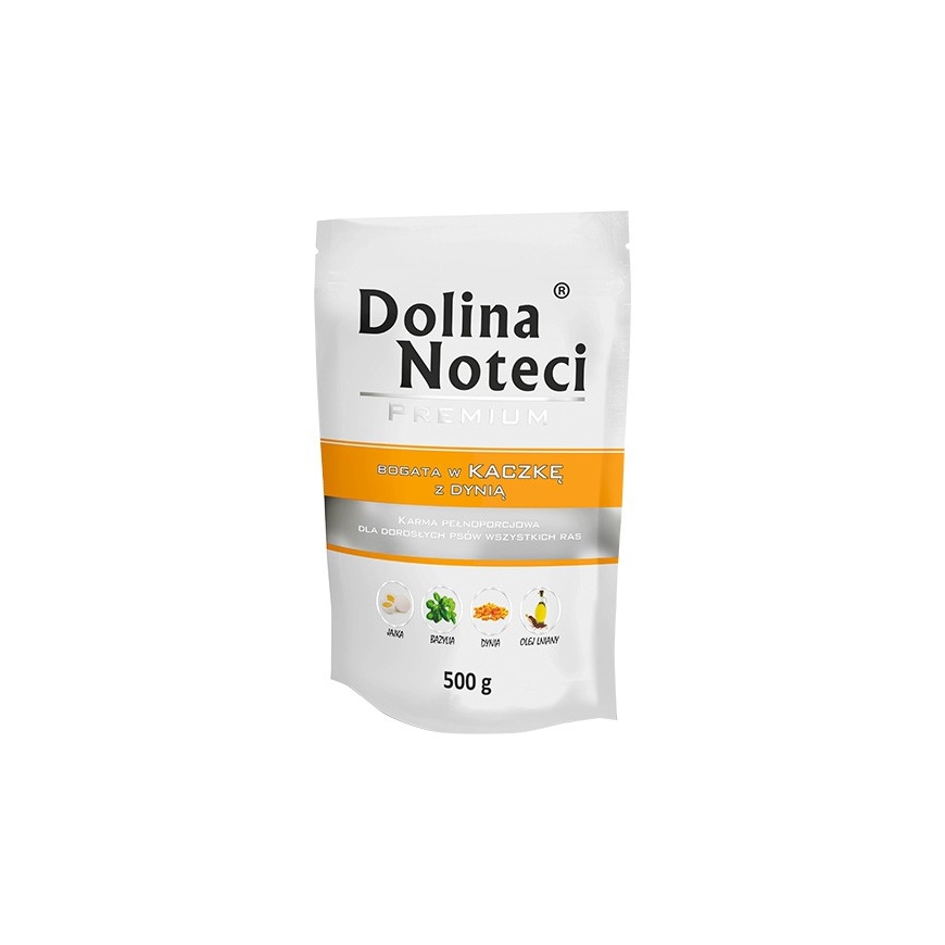 Dolina Noteci 5902921300823 drėgnas šunų maistas Jautiena, Antis, Kiauliena Suaugusių 500 g
