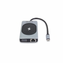 DICOTA D32059 keskitin USB Type-C Musta, Hopea DICOTA D32059 keskitin USB Type-C Musta, Hopea