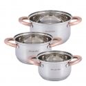 Cookware set 3 pcs (1.0L, 1.5L, 2.0L), 4936, Kamille Cookware set 3 pcs (1.0L, 1.5L, 2.0L), 4936, Kamille