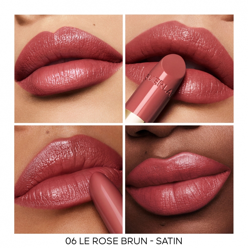 Guerlain Rouge G Satin Refill 3,5 g 06 Le Rose Brun Satīns – 3
