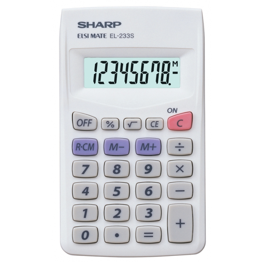 Sharp EL-233S skaičiuotuvas