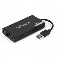 StarTech.com USB32HD4K USB-graafikaadapter 3840 x 2160 pikslit Must